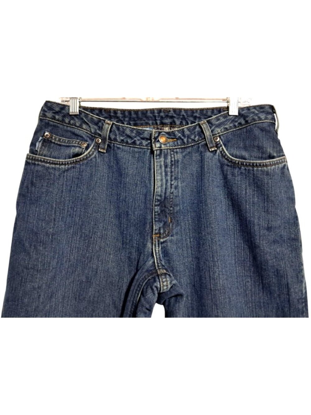 Carhartt Flannel Lined Jeans Womens Size 12 Relaxed Fit Blue Denim Cotton - Picture 7 of 10